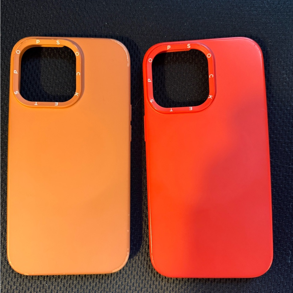 PopSocket 13pro Red and terracotta - set of 2